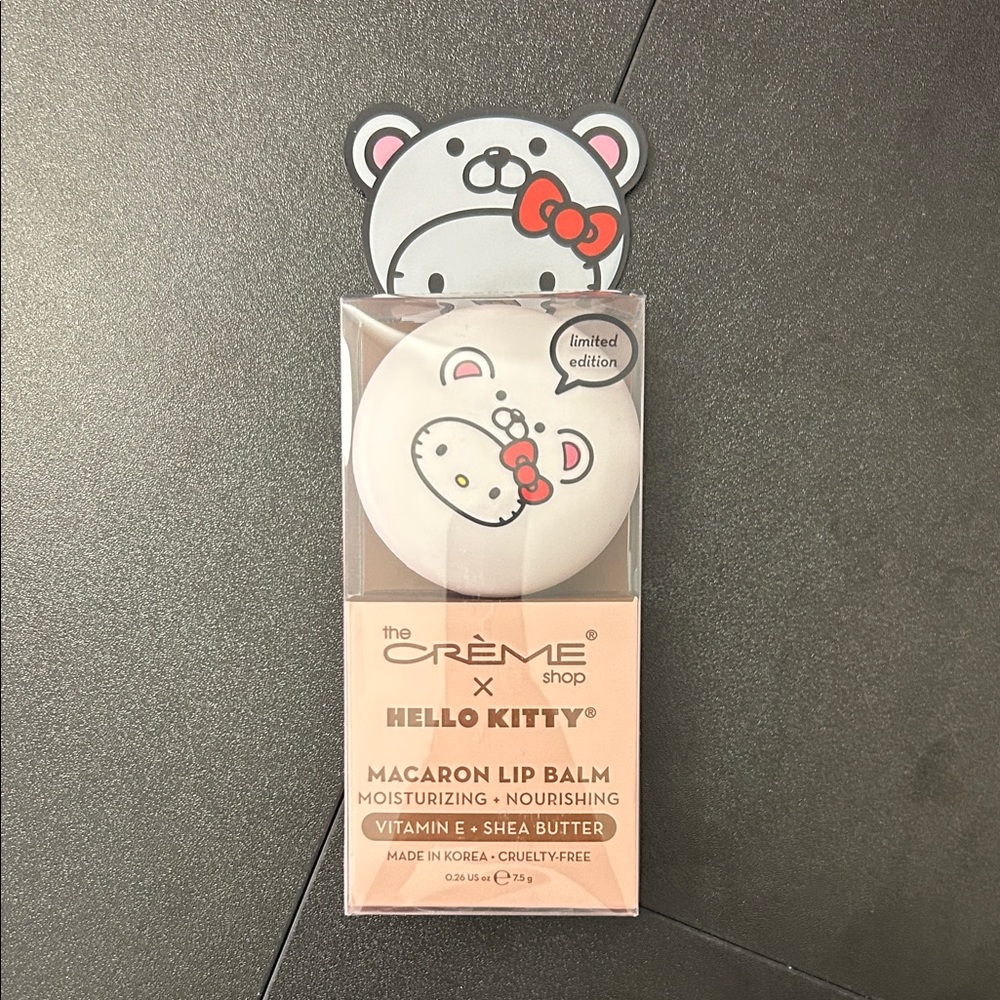Hello Kitty x The Creme Shop Macaron Lip Balm white chocolate